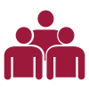 Symbol von mehreren Menschen